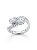 Anello Giorgio Visconti Donna IO LUCE in Oro bianco Diamante AB16980